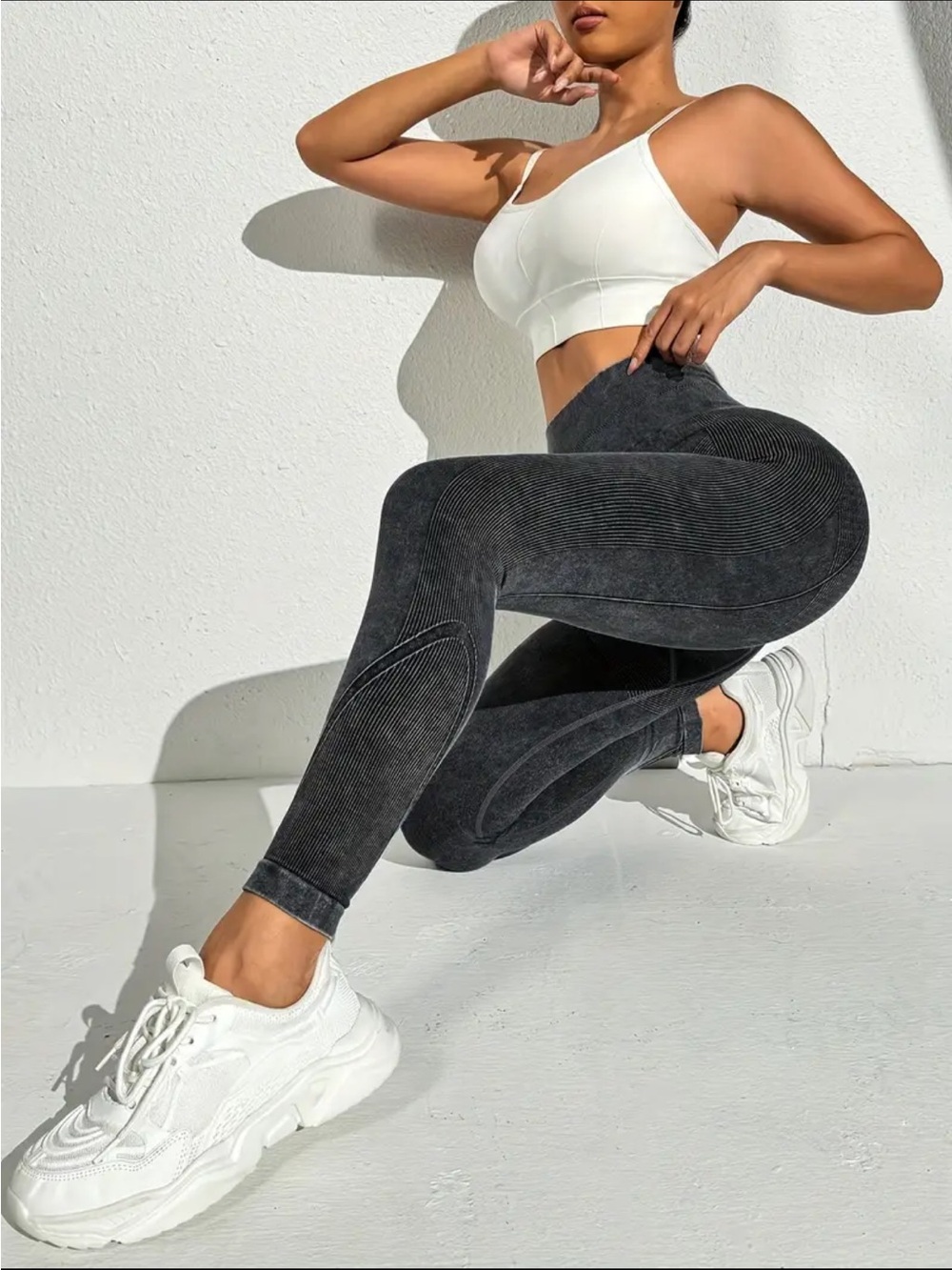 Black Yoga Fitness Leggings S